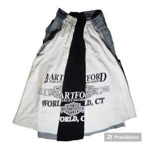 Harley Davidson jean skirt NWT